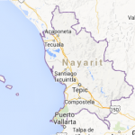 carte du nayarit pour des vacances au Mexique